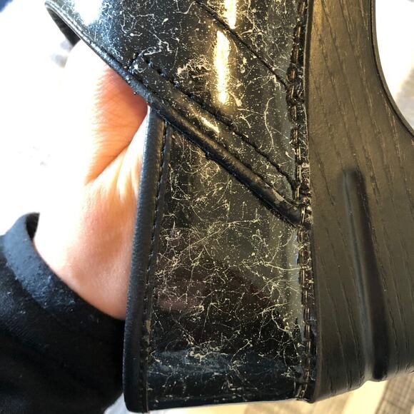 Dansko Womens Splatter Paint Shoes Sz 8 Black Comfy Work Teacher Comfy Casual - Picture 10 of 11